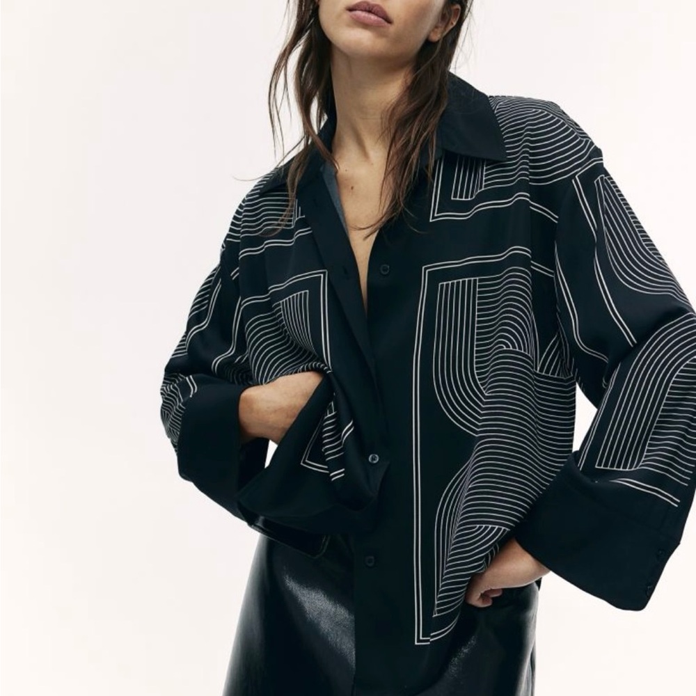 H&M patterned shirt
